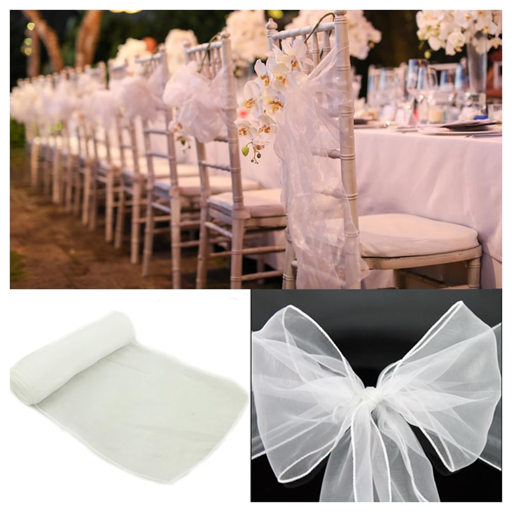 Organza Stuhl Schleife Schärpen Stuhlschleife Hochzeit Stuhlschärpen Dekor Schleifen Schärpen für Hochzeit Party Geburtstag Veranstaltungen Weihnachten Hotel Bankett Hellrosa 100 Stück