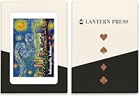 Vista 4 de Lantern Press Indianapolis, Indiana, Skyline, Starry Night, 52 Playing Cards for Adults, Poker Size Card Deck