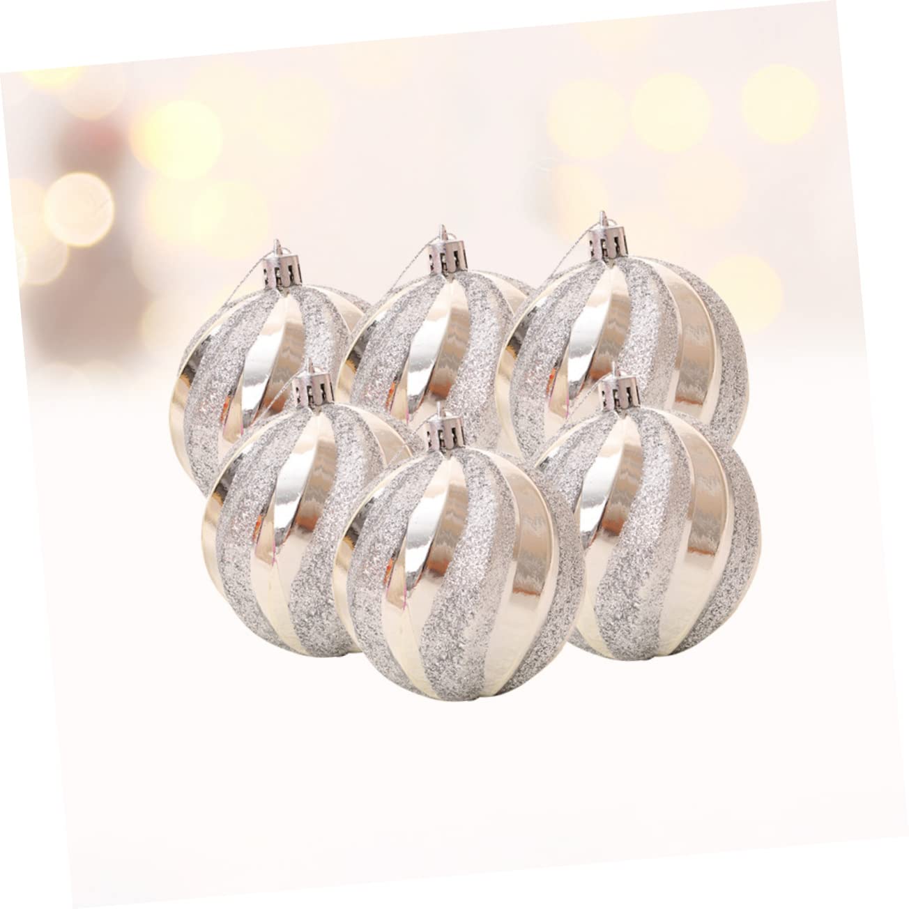 DOITOOL 36 STK Hängende Kugel Glitzernde Weihnachtskugeln Weihnachtsbaumschmuck Weihnachtskugel-anhänger Weihnachtskugeln Dekorationen Weihnachtskugelverzierung Kunsthandwerk Weihnachten