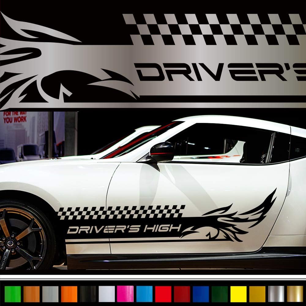 ラインカーステッカー186 バイナルグラフィック車ワイルドスピード系デカール14色から選べる シルバー ラインカーステッカー186 バイナルグラフィック車ワイルドスピード系デカール14色から選べる シルバー