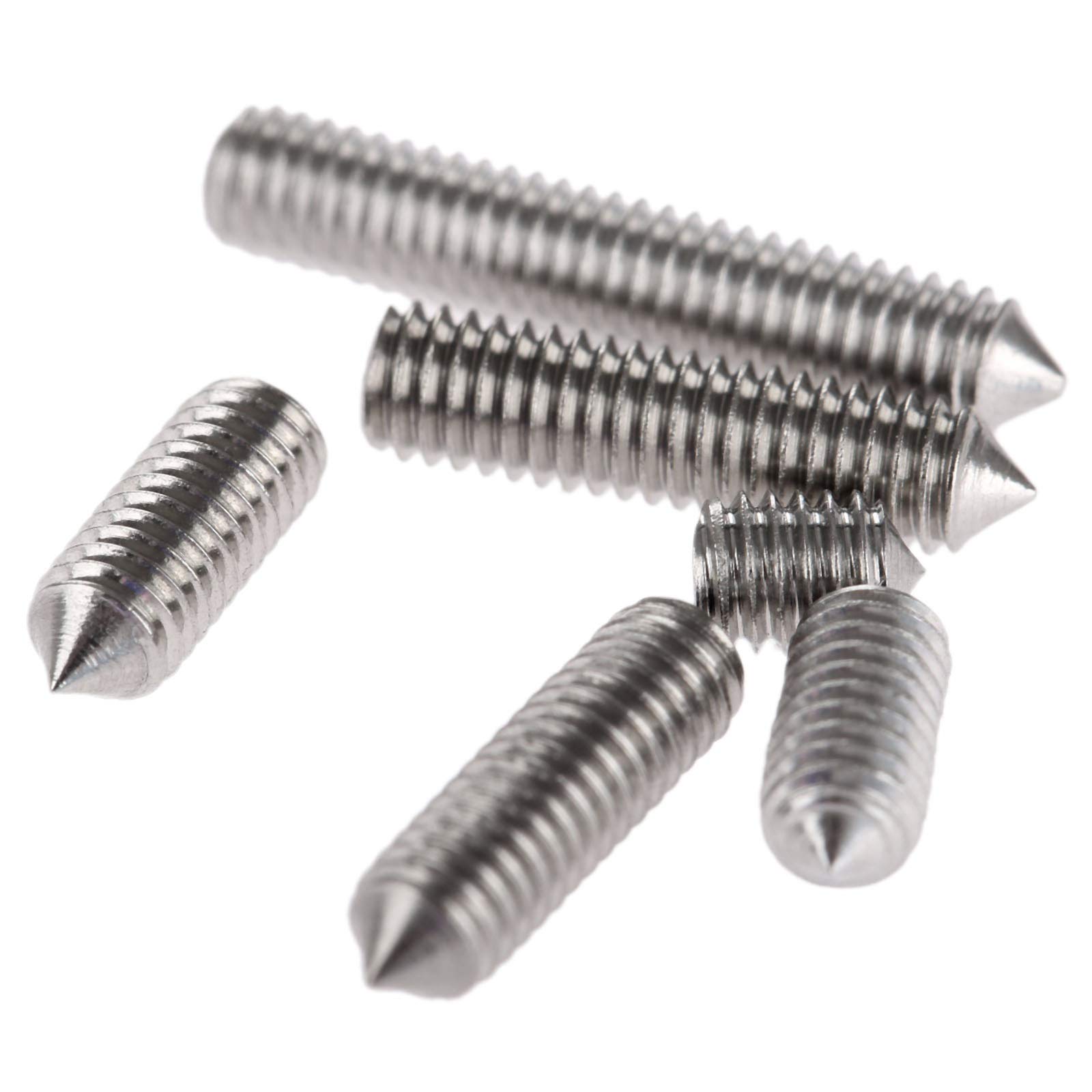 Viti a punta conica, 100 pezzi in acciaio inox Grub viti varie filettature metriche, viti a bussola esagonale (M10 x 50 mm)