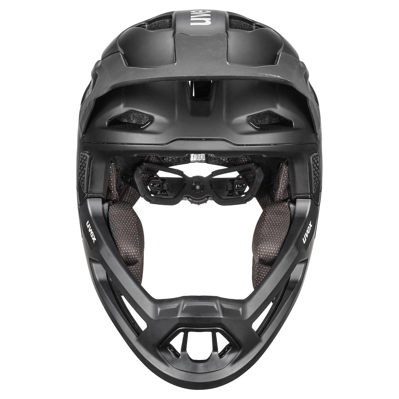 uvex revolt - extrem leichter MTB-Helm für Damen und Herren - individuelle Größenanpassung - optimierte Belüftung - all black matt - 57-61 cm