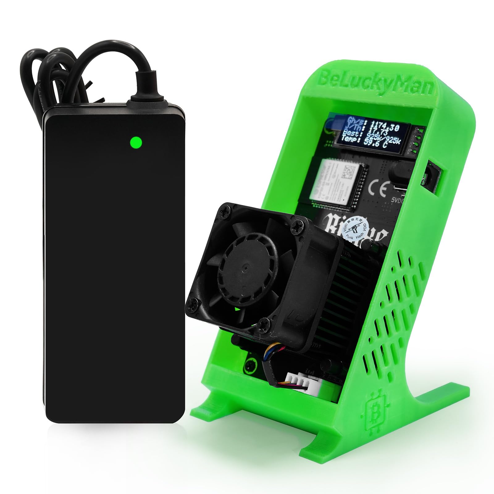 Bitcoins Gamma 601 Solo Miner 1.2TH/s Bitaxes Miner BM1370 Asic Chip 18W/TH BTC Lottery Crypto Miner Asic Bitcoins Mining Machine Micro Silent Home Use