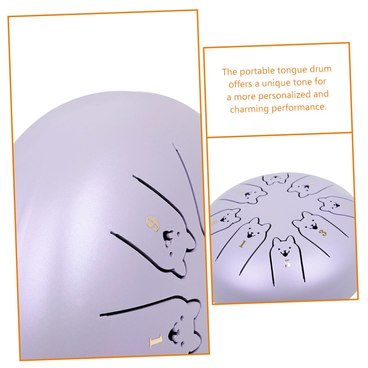 Mikinona De Lengüeta De Acero 5.5 Pulgadas Batería Para Adultos Sonido Resonante