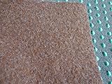 Kunstrasen (5€/m²) braun mit Noppen 500 x 400 cm