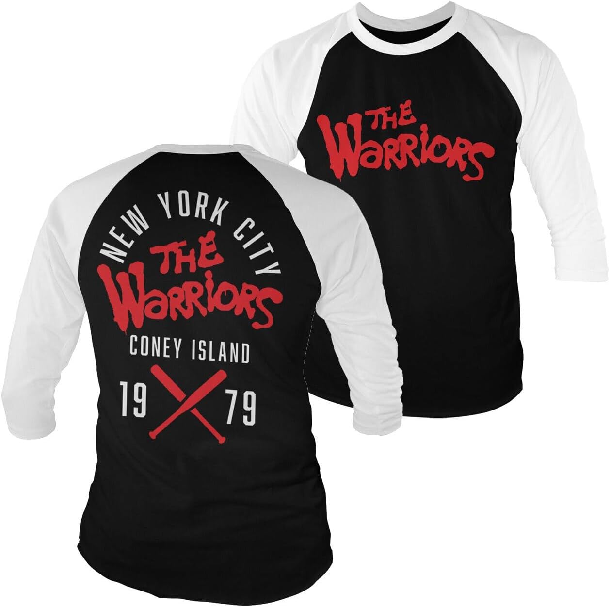 The Warriors Officially Licensed Coney Island Baseball 3/4 Sleeve T-Shirt