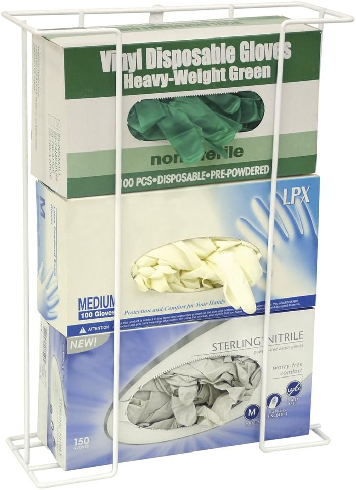 Economy Triple Wire Glove Box Holder (2 Pack)