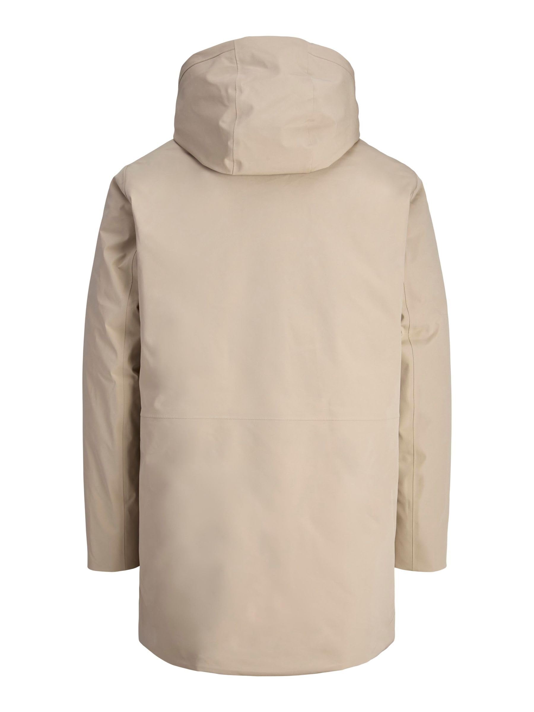 JACK & JONES Męska parka Jprccmoon Sn, Weathered Teak, X_L, Weathered Teak, XL