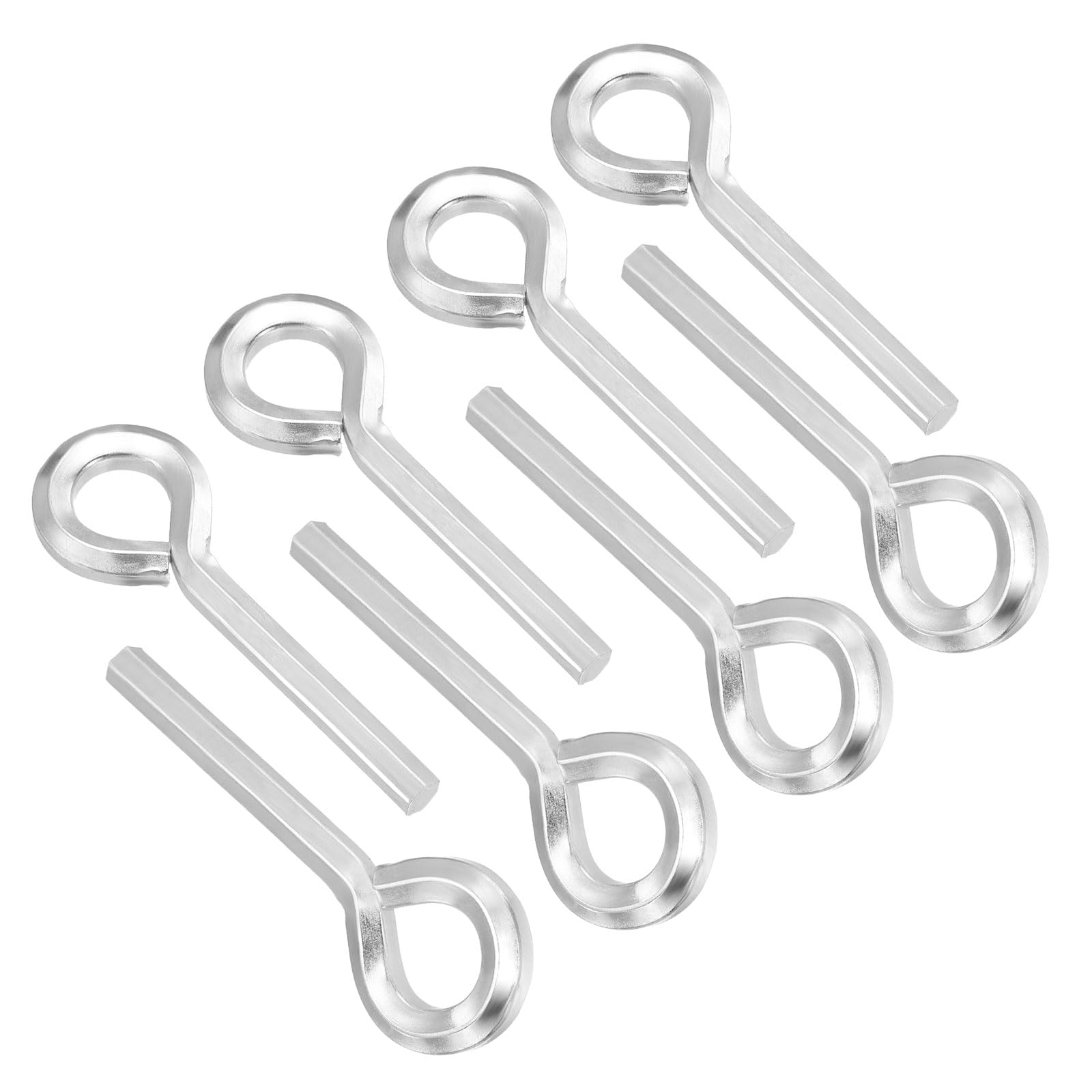 PATIKIL 7/32 Inch Hex Key, 8 Pcs Hex Dogging Key Round Standard Hexagon Wrench Door Keychain for Push Bar Exit Device, Silver