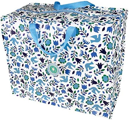 Large Storage Bags with Zips - Strong and Durable 55 x 48 x 28cm 70l - Choice of Design (Best In Show)