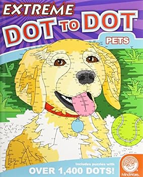 Paperback Extreme Dot to Dot Pets Book