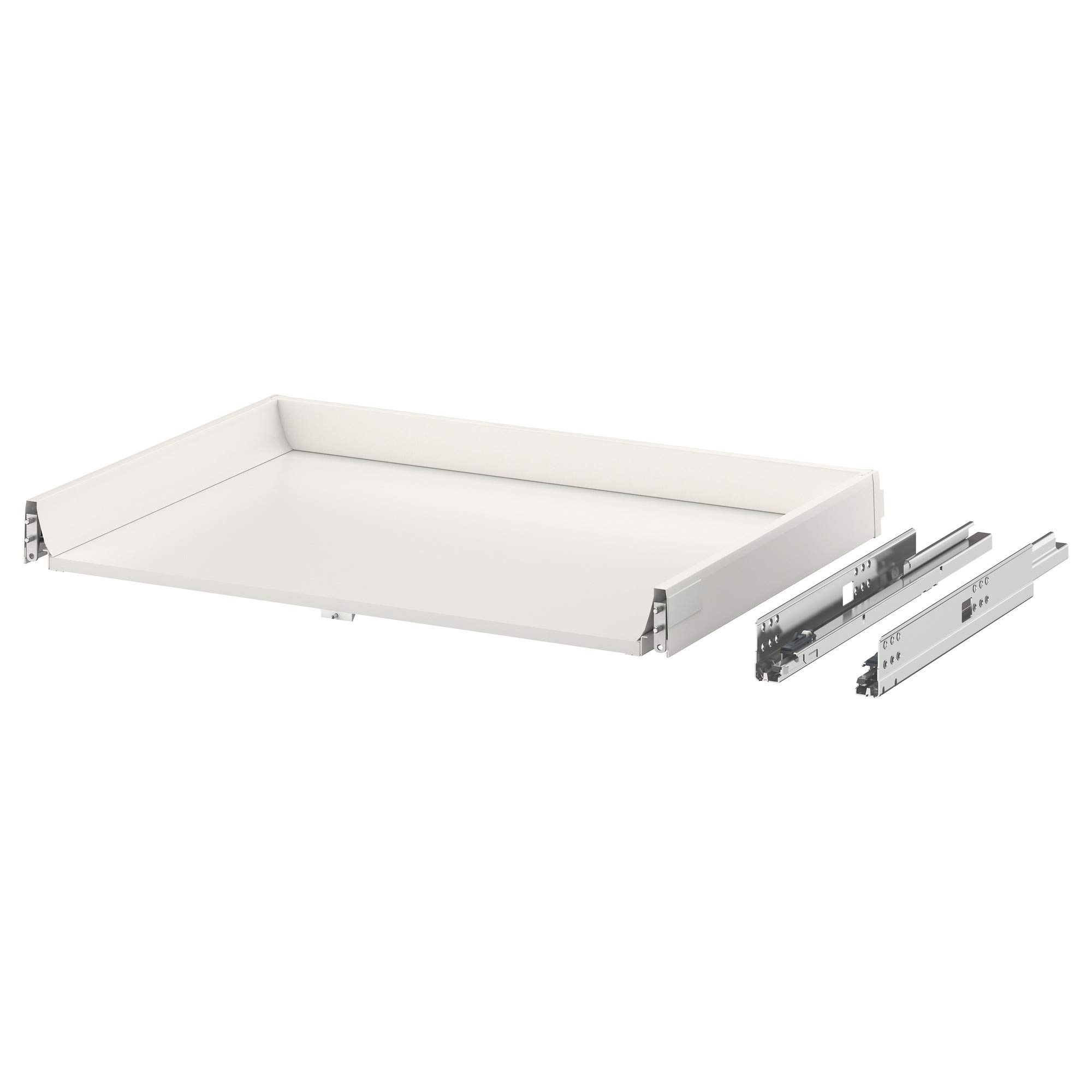 MAXIMERA tiroir bas 80x60 cm blanc meuble cuisine coulissant rangement