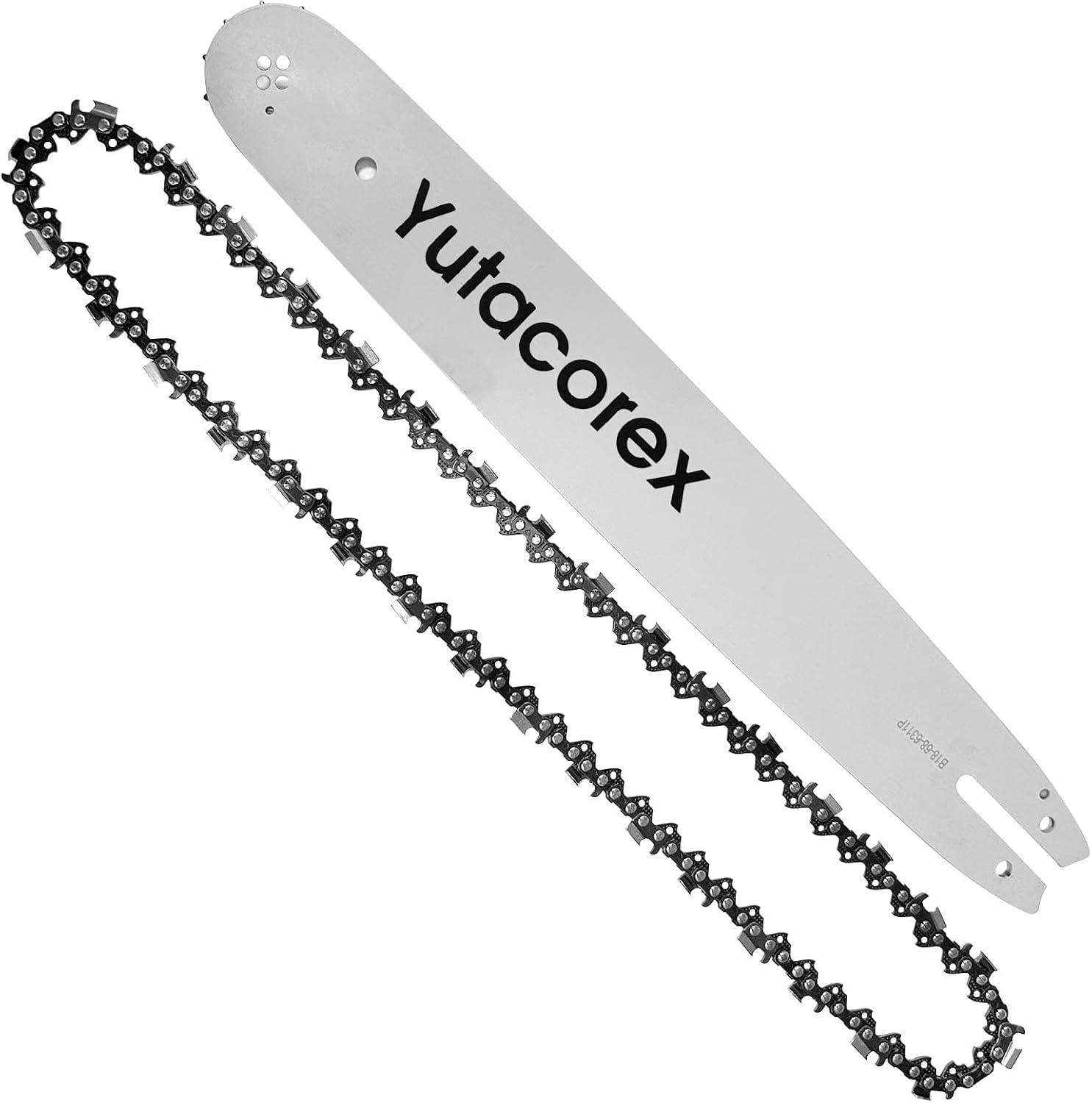 18 Inch Chainsaw Guide Bar and Chain Combo .325" Pitch .050" Gauge 68 Drive Links - Replacement for Stihl OEM 3005 008 7017 Fits MS170, MS171, MS250, MS250C, MS251, MS251C-BE Chainsaws