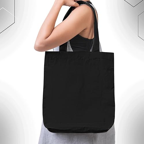 Miniatura 6 de Pinkunn 100 bolsas de lona a granel  Bolsas de algodón natural con asas de poliéster liso para manualidades