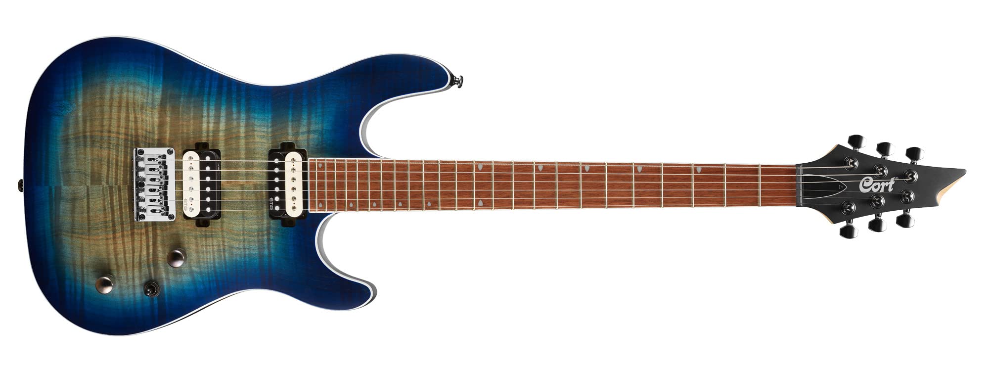 Guitarra Cort Captação Emg Kx 300 Oprb Open Pore Raw Burst