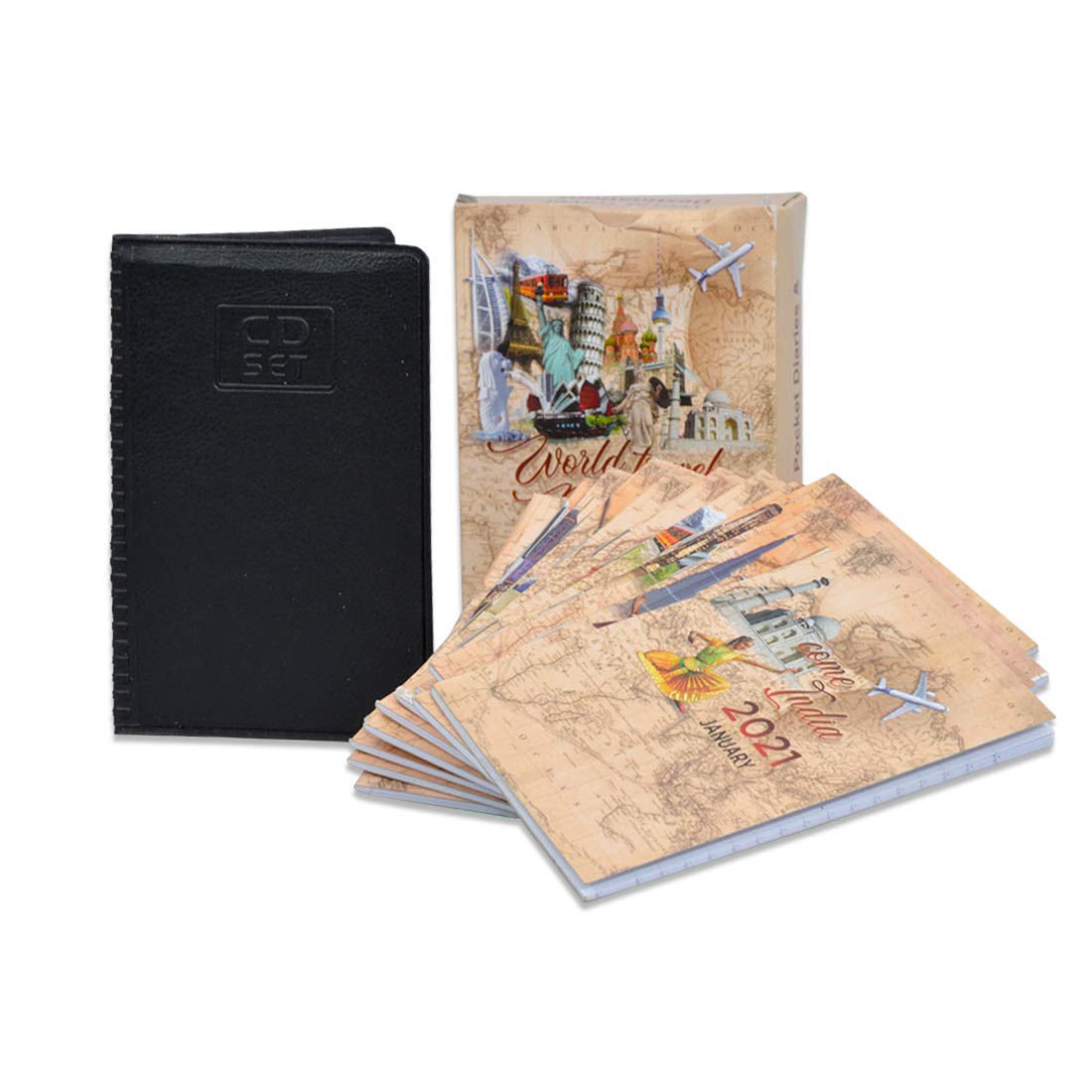 COI 12 Month Pocket Set Diary 2025 Planner Organizer for Men and Women.