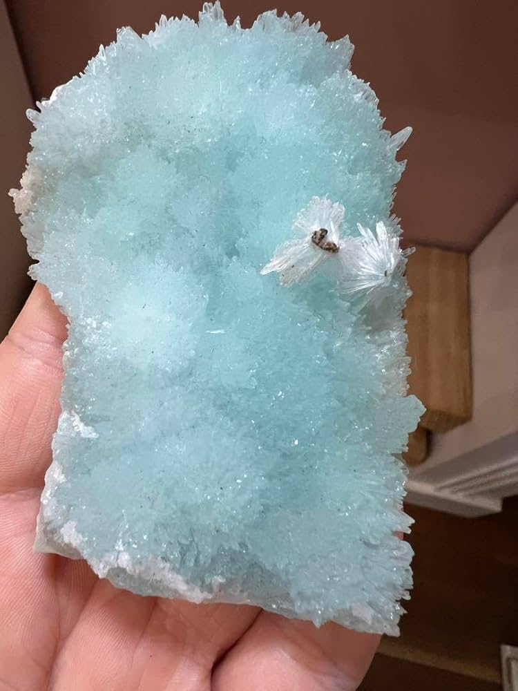 ブルーアラゴナイト 霰石 あられいし 水晶 原石 自然石 鉱物標本② Amazon.co.jp: ブルーアラゴナイト 霰石 あられいし 水晶 原石