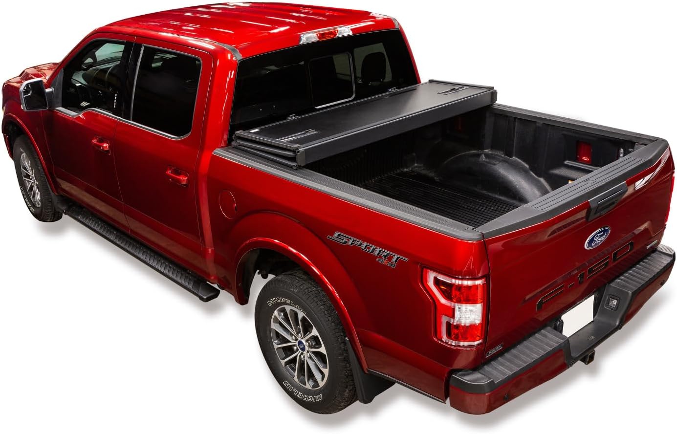 LEER FOLDITUP | Fits 2009-2018 Ram 1500 & 2019 Ram Classic with 67" Bed w/o Rambox | Low-Profile, Easy On/Off, Hard Tri-Fold Truck Bed Tonneau Cover (w/o Rambox)
