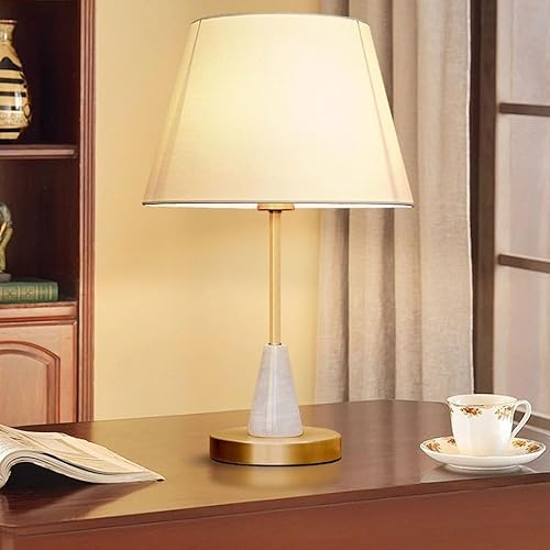 Miniatura 6 de Lámpara para escritorio Sala de estar Todo Cobre Dormitorio Lámpara de mesa de noche Retro Gabinete de gama alta Lámpara lateral Lámparas de