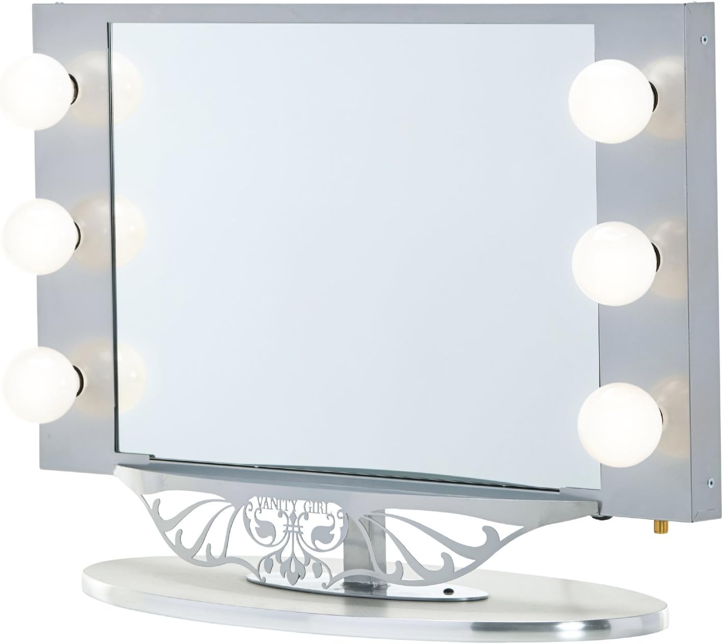 Starlet Lighted Vanity Mirror - Gloss Silver