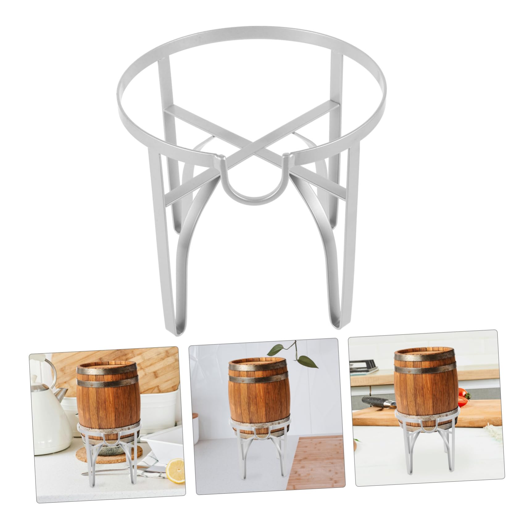 Supporto per Secchiello per Bevande Dispenser per Birra e Vino per Feste Stabile e Leggero per Uso Ed Esterno Portabottiglie Pratico e Resistente Struttura Facilmente Utilizzabile