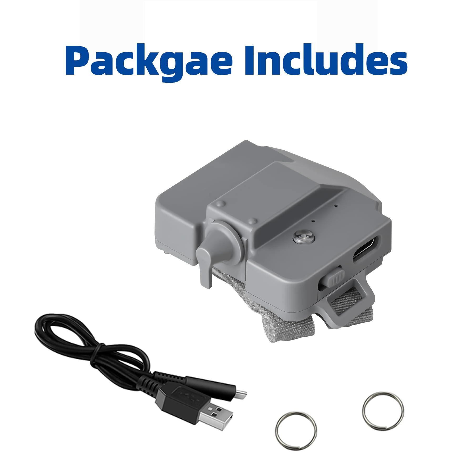 Dispositivo di rilascio del carico utile compatibile con DJI Mini 5 Pro/Mini 4 Pro, carico utile massimo 130 g, telecomando FN/C1 Trigger, 100 gocce per carica, pesca e uso matrimonio