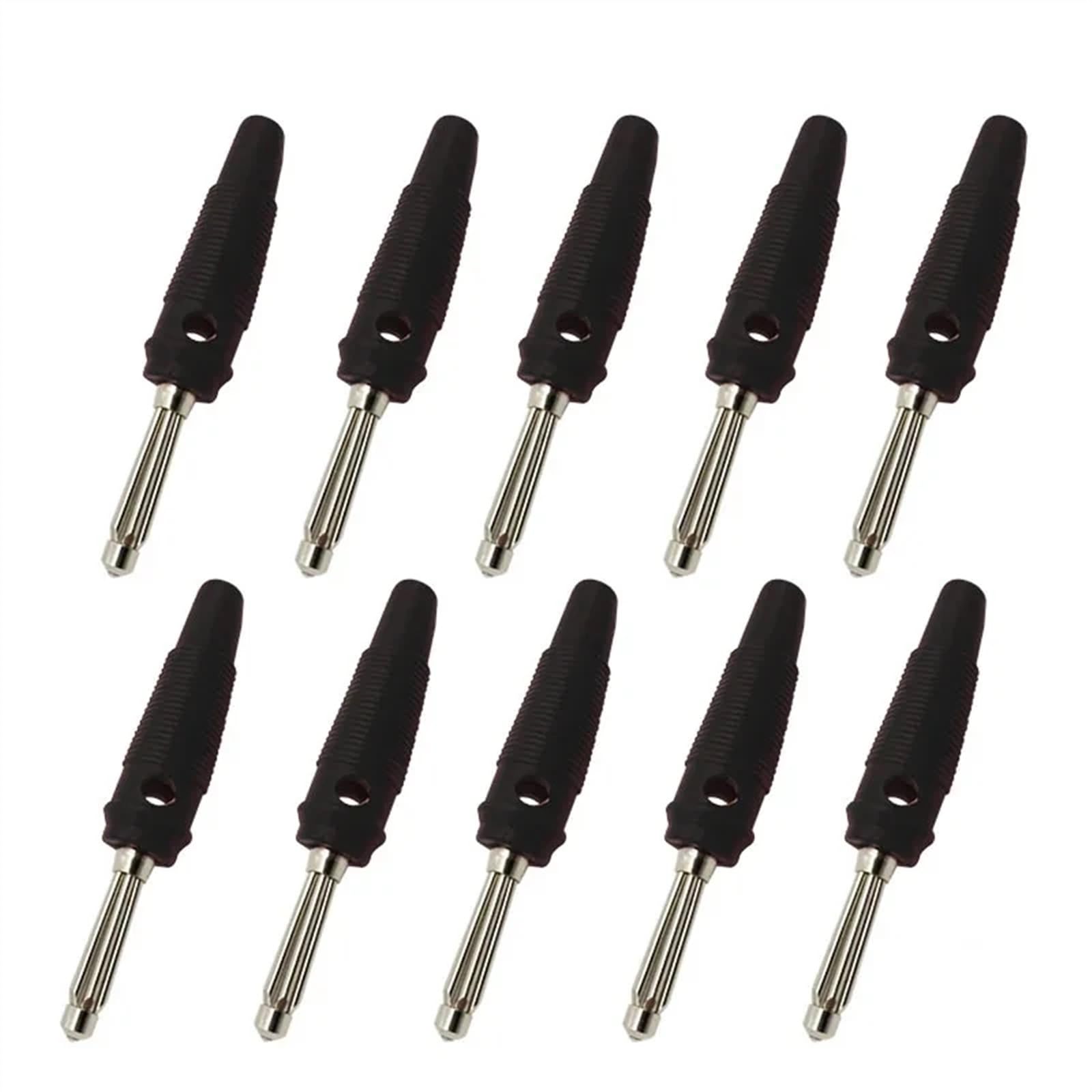 20 sztuk/partia 4 mm wtyk bananowy złącza głośnik wzmacniacz Binding Post Banana Jack wtyk do zacisków kablowych (czerwone, 20 szt.)