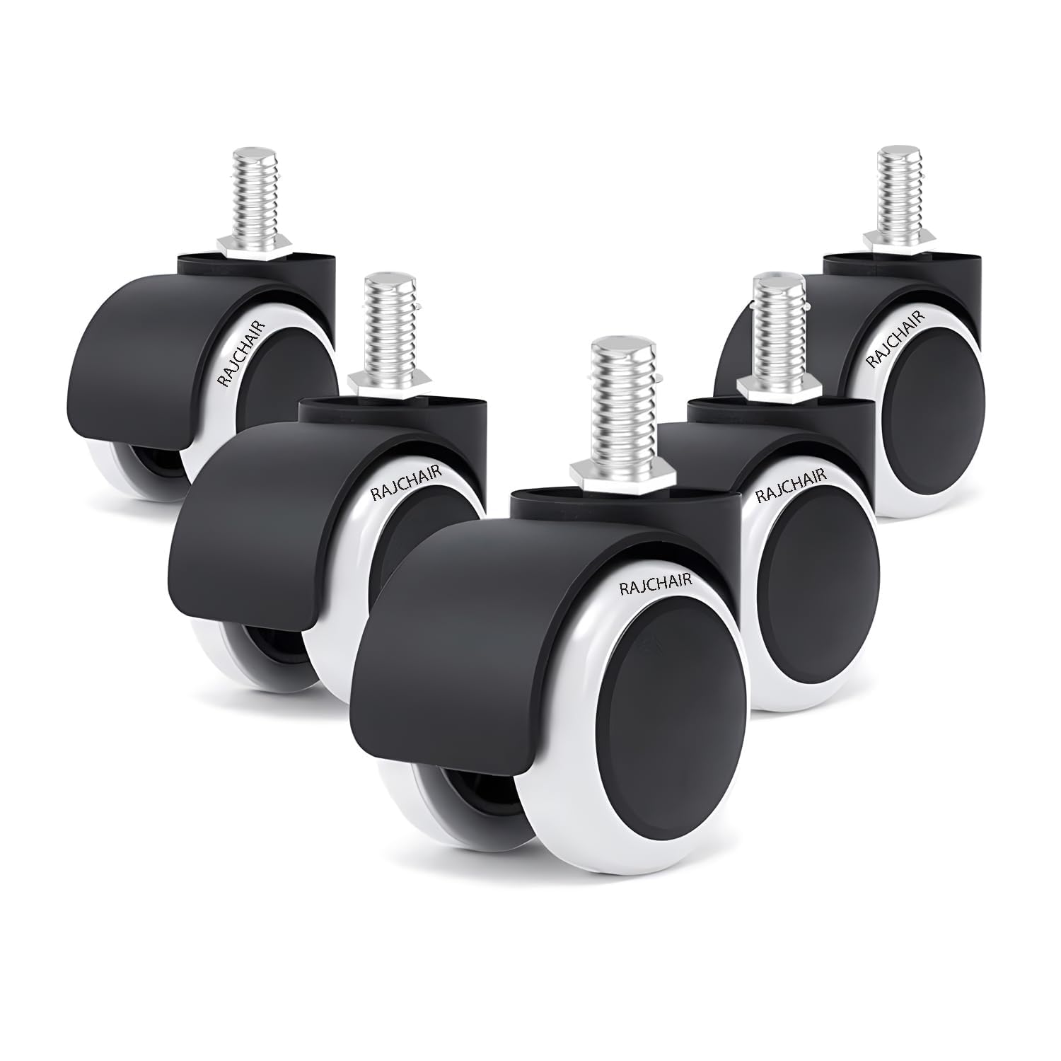 See full amazon price history chart for RAJCHAIR Raj Chair Twin Castor Wheels Threaded Set Of 5 Pcs For Revolving Chairs And Other Revolving Products. 100% Nylon Abs Material Assurance. RAJCHAIR Raj Chair Twin Castor Wheels Threaded Set Of 5 Pcs For Revolving Chairs And Other Revolving Products. 100% Nylon Abs Material Assurance. (B07RG634YV) Amazon Price History, Amazon Price Tracker