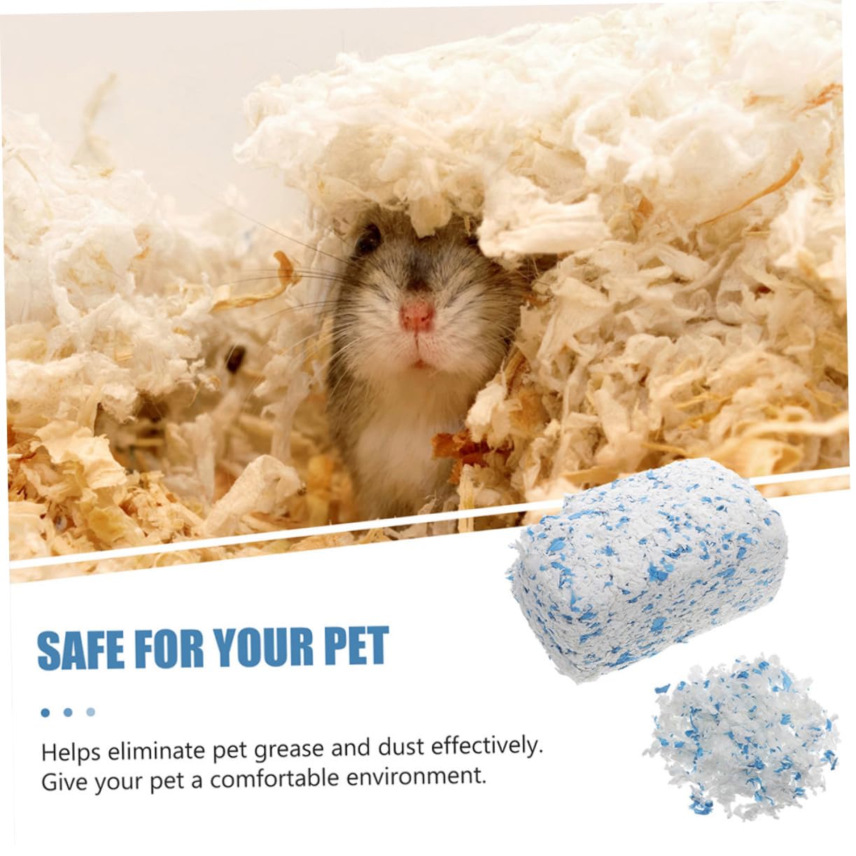 ORFOFE Hobelspäne Einstreu 25kg Papierstreu für Kaninchen und Chinchillas 2 Beutel Weich Sicher Warm für Kleintierkäfige