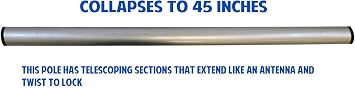FlagsImp 16ft Fiberglass Telescoping Pole