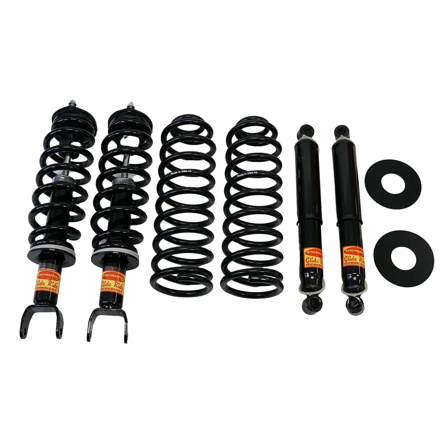 Strutmasters Air Suspension Conversion Kit compatible - 2014 ram 1500 air suspension delete kit