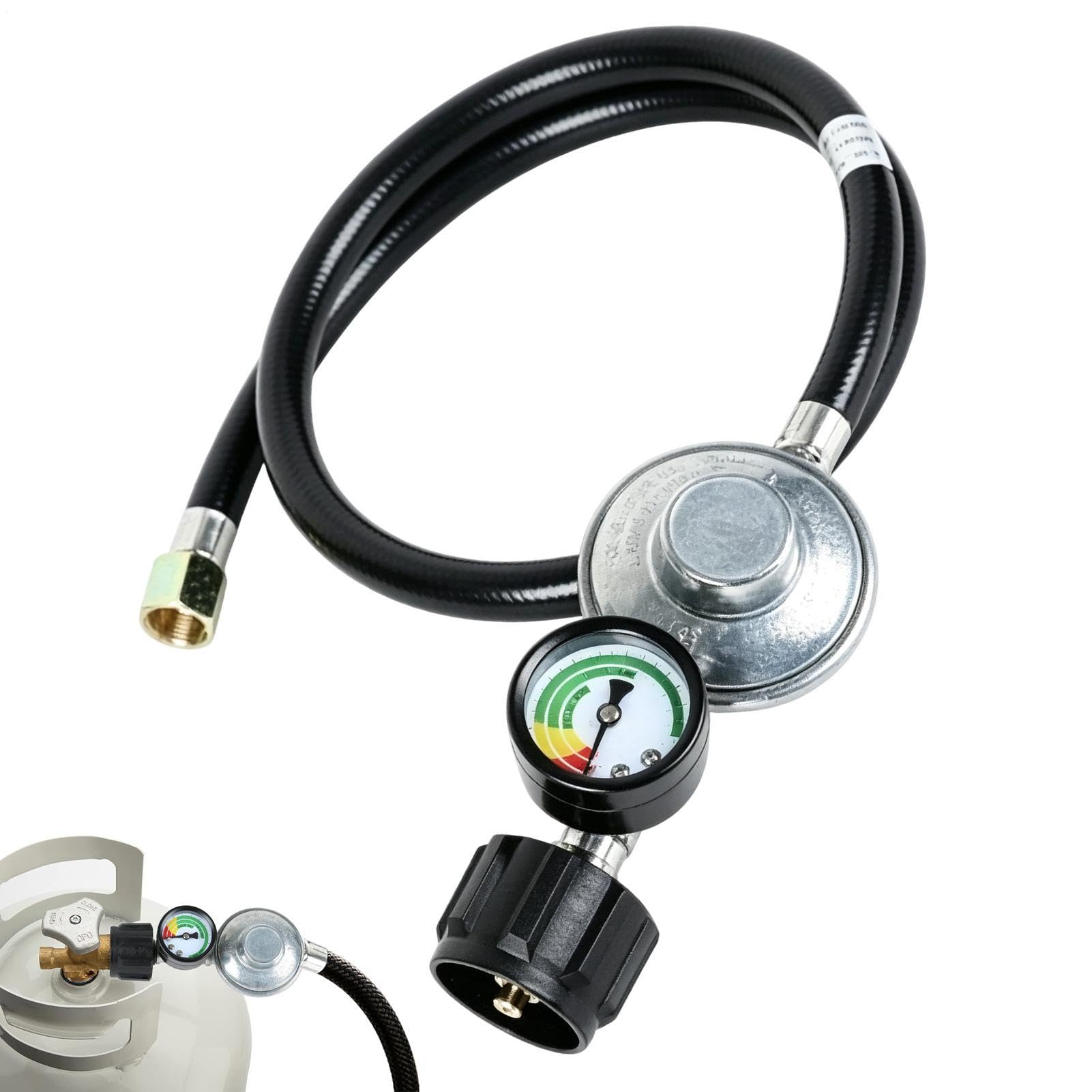 Tuyaux pièces de rechange pour imprimante gaz avec manomètre et régulateur