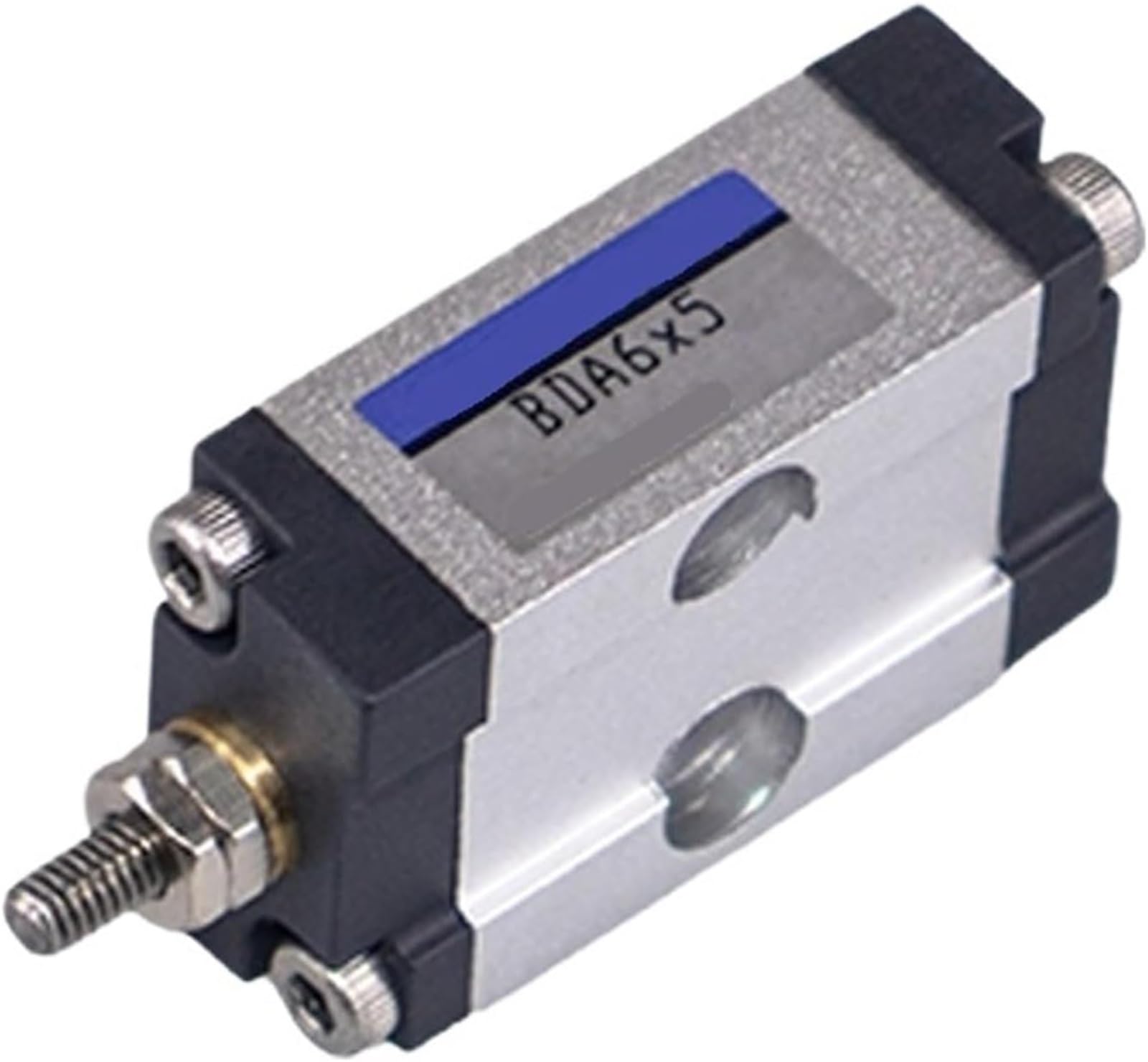 Ahyln One Color Mini Air Power Cylinder Bda6x5-6Mm Bore, 5Mm Stroke, Double Acting Pneumatic Actuator For Industrial Automation .0615