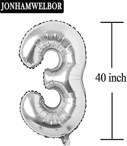 Miniatura 2 de Globos con el número 21, globos de aluminio de Mylar de aluminio de 21 años de color oro rosa, gigantes, para fiestas de cumpleaños de 21 años,