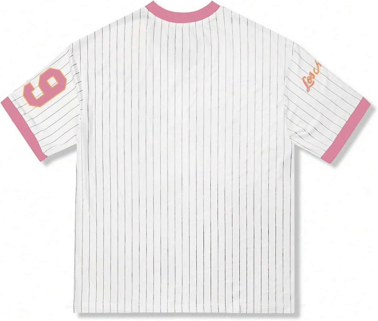 Verdusa Women's Jersey Shirts for Women Y2k Oversized Plus T Shirt Striped Number Graphic Tees Streetwear Tops - Image 2