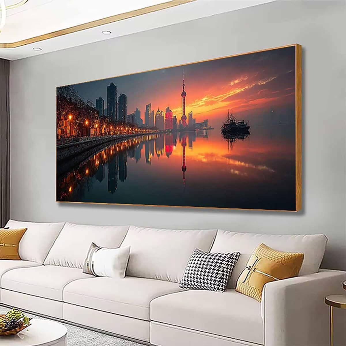 Architektura Diamentowe Zestawy Artystyczne Dla Dorosłych, Diamentowe Malarstwo Miasto Kryształowe Zestawy Artystyczne dla Dorosłych Dzieci DIY 5D Kwadratowe Pełne Wiertło Klejnot Kropki Haft Obrazy