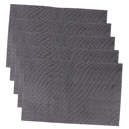 Happyyami 5 Piezas Mallas Hechas a Mano Cesta difusor de luz de Caja Pantalla de Malla de bonsái Tapa de pecera de Bricolaje sumidero de Pescado del Tanque de Malla Cubo Piscina Neto Black