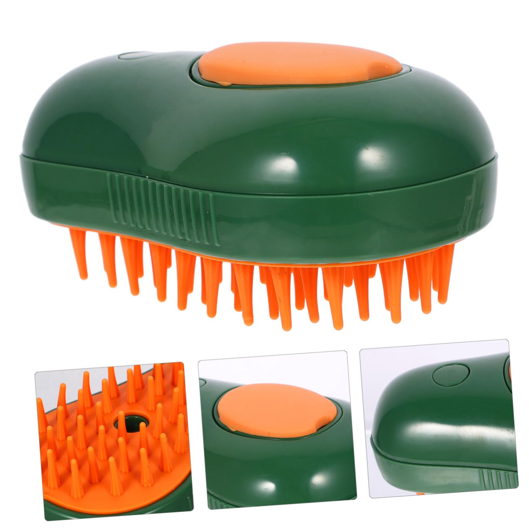 BESPORTBLE 5pièces Brosse à Vapeur Pour Chat Avocat Brosse De Massage Auto-nettoyante Pour Toilettage Apaisant Et Pratique Lors Bain Animaux De Compagnie