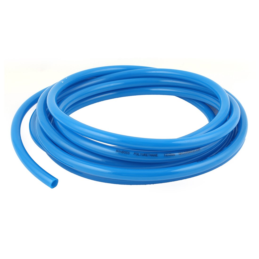 uxcell 12mm OD x 8mm ID PU Pneumatic Air Tubing Pipe Hose 6M 20ft Blue