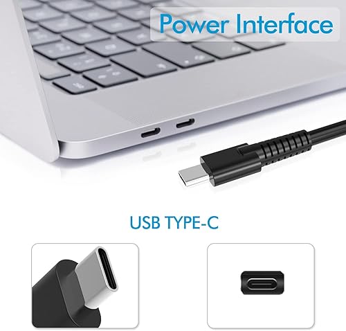 Miniatura 2 de Cargador de CA USB C de 100 W para ASUS ROG Flow Z13 GZ301 GZ301Z ASUS ROG Flow X13 GV301 GV301Q GV301R A20-100P1A Cable adaptador de fuente de