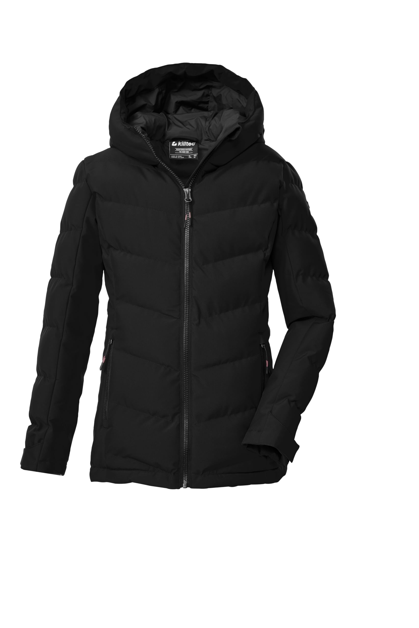 Killtec Mädchen Kow 220 Grls Qltd Jckt Steppjacke/Funktionsjacke in Daunenoptik mit Kapuze