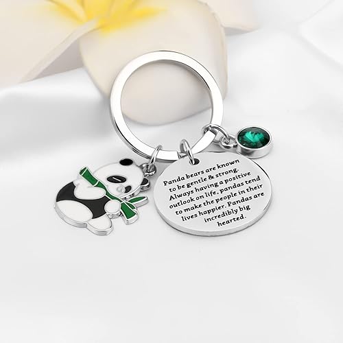 Miniatura 7 de Lindo llavero de panda animal oso panda amante joyería regalo oso panda oso oso panda son conocidos por ser suaves y fuertes (llavero de oso panda