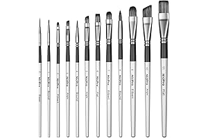 Nicpro Versatile Artist Brushes: Elevate Your Acrylic Masterpieces