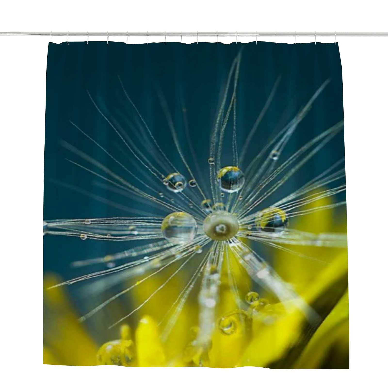 Rideau de douche en polyester lavable en machine pour une hygiène parfaite