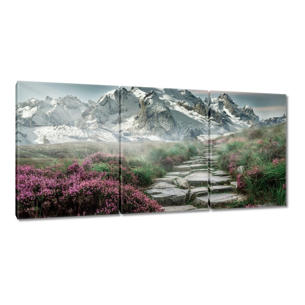 Toile murale paysage de brouillard pour agrandir une pièce WTD H7858M_PC3BH