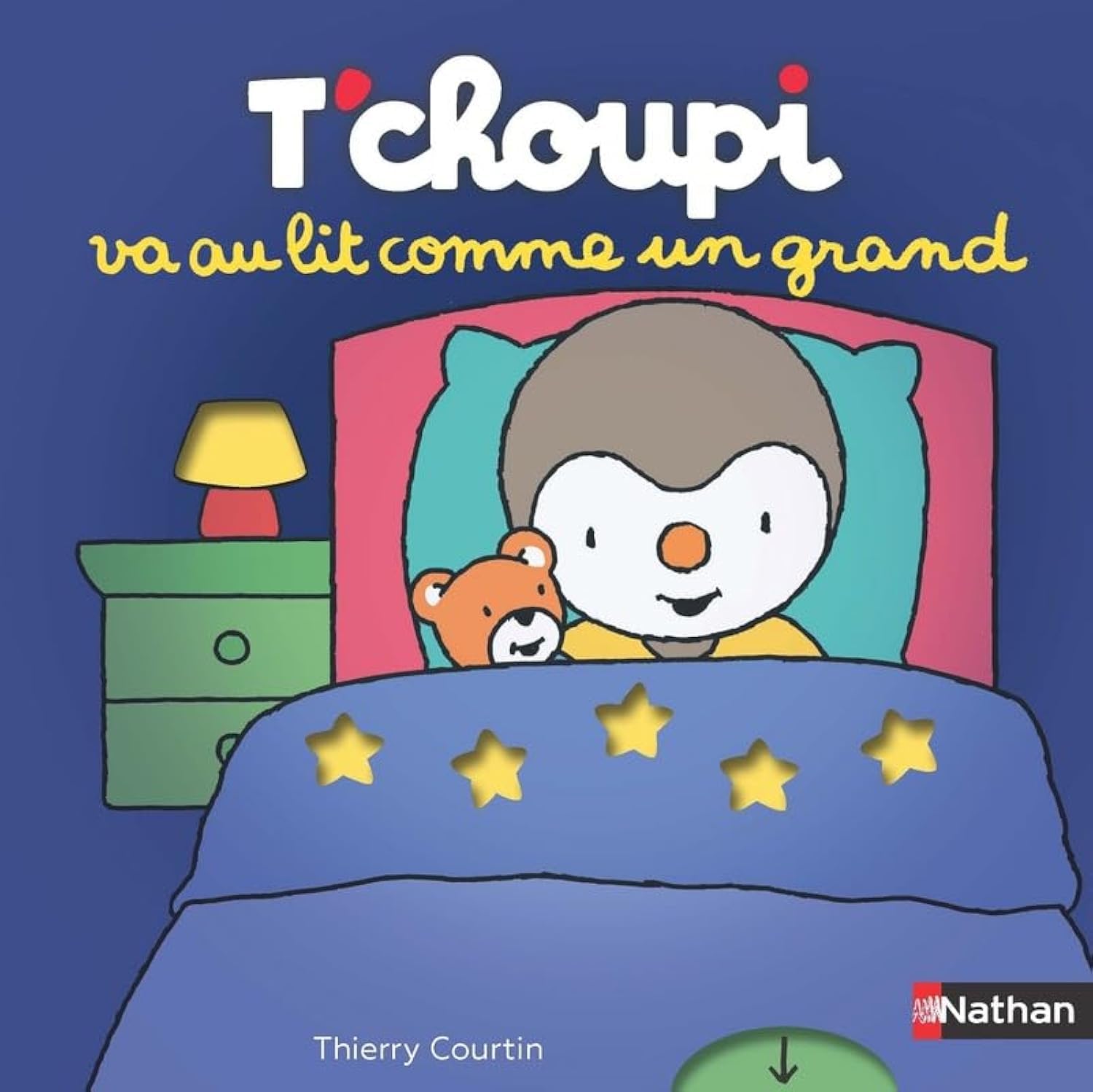 T'choupi va au lit comme un grand