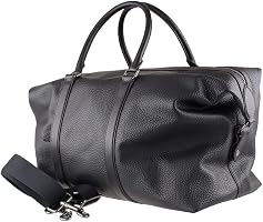 【希少】OLD COACH Dulles Bag leather black COACH Trekker Bag,F75715, Black/Black Antique Nickel : Amazon.in
