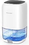 Déshumidificateur, TABYIK 35 OZ Petit Déshumidificateurs pour Chambre pour Maison, Silencieux avec Arrêt Automatique, Déshumidificateurs pour Chambre (280 pi²), Salle de Bain, VR, Placard, Blanc