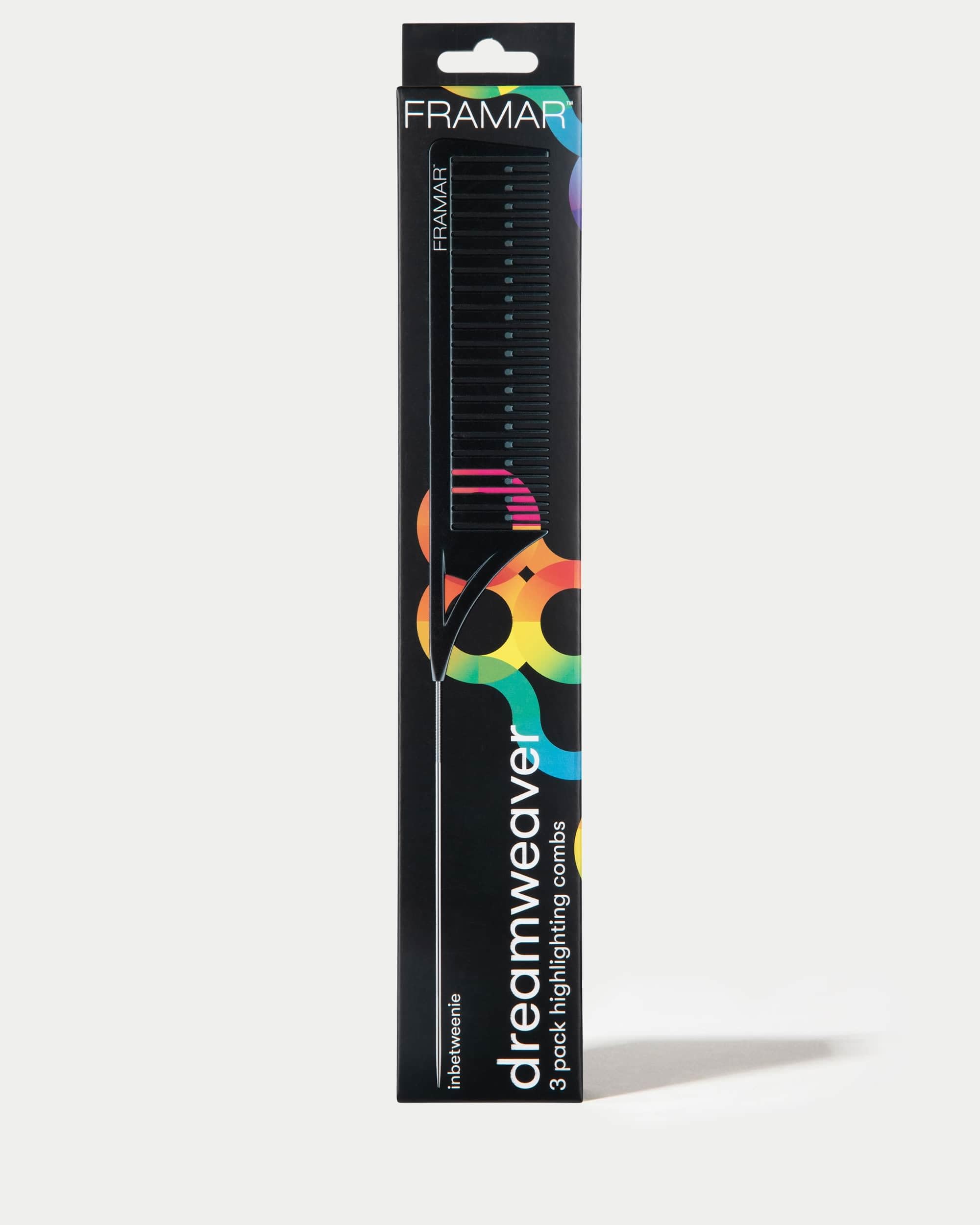 Framar Peines de Peluqueria Profesional - Peinetas Para el Pelo, Peine Para Mechas Pelo, Peine Pelo, Set Peines de Peluqueria, Hair Dye Comb – Paquete de 3 Unidades, Tonos Pastel