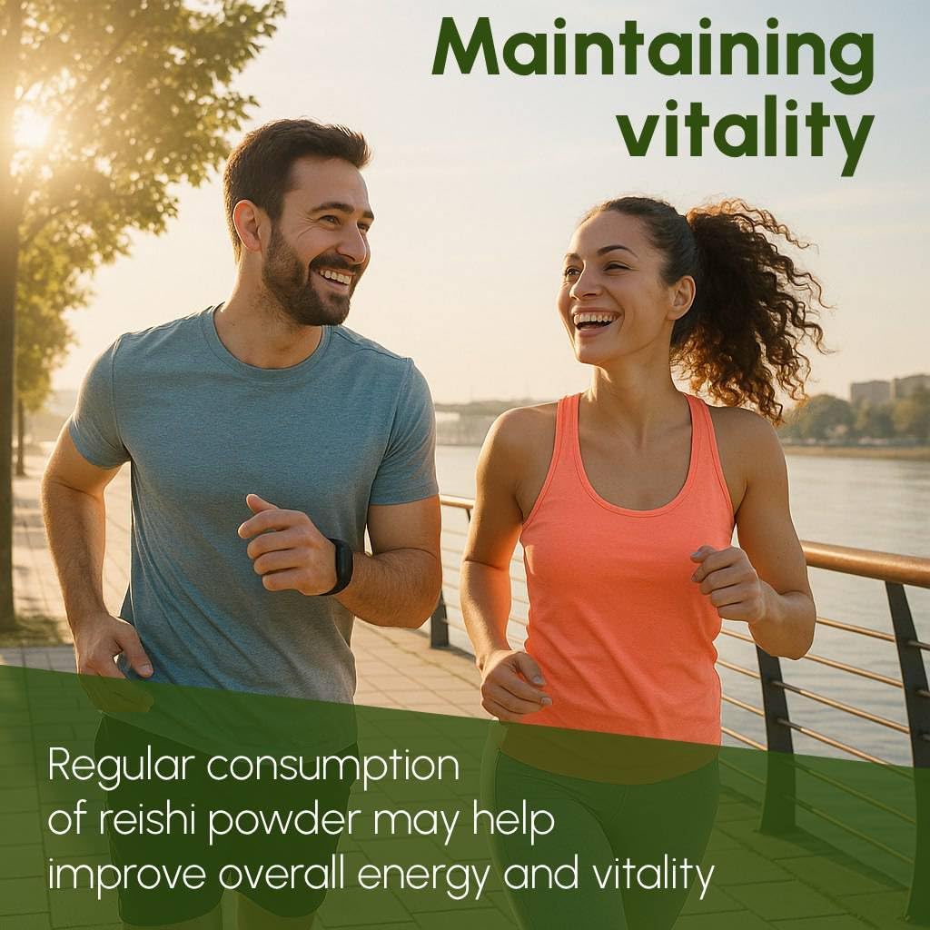 Reishi Mushroom Powder 8 oz - to Support The Body's Defenses, Calmness and Harmony, Vitality - Image 4
